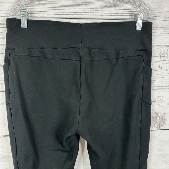 CAbi Pants Womens Large Black Cropped Relaxed Leggings Lounge Pockets 5686 - Picture 4 of 14